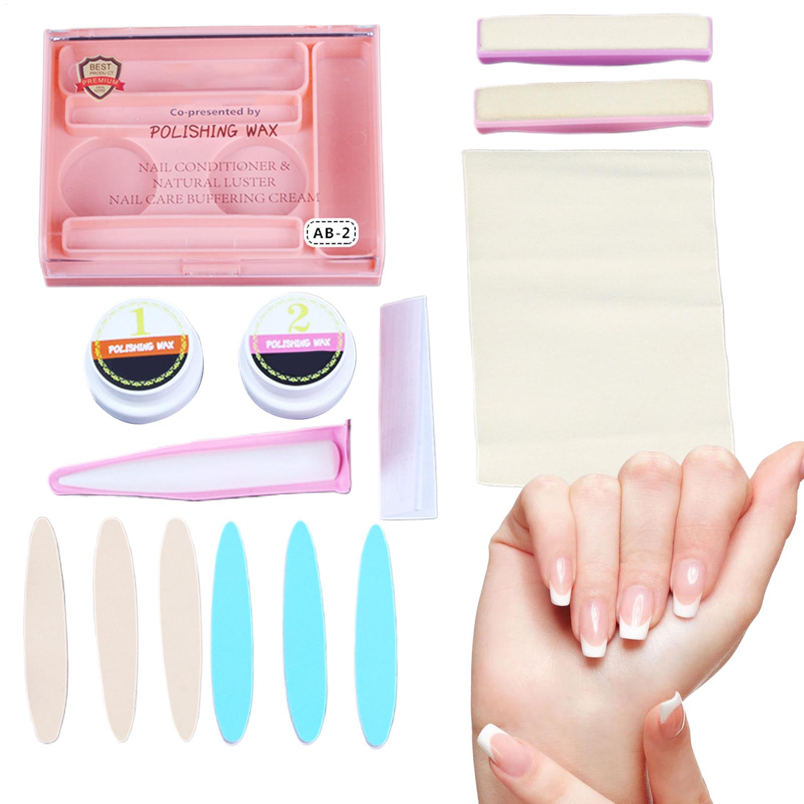 Nail File Titanium - Nail polishing Wax Tool Kit Nail