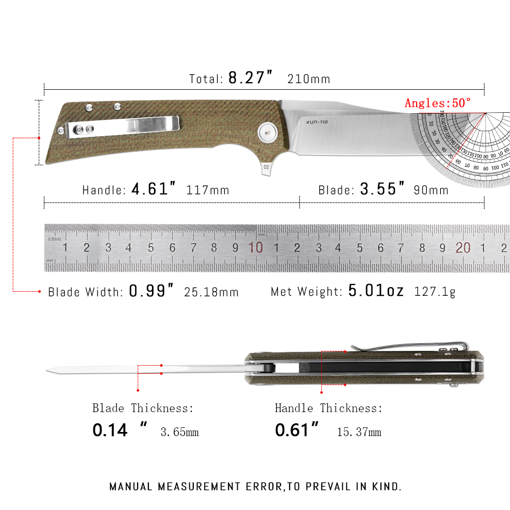 Shooziz XUN112 EDC Folding Kni - Everyday Carry (Edc) Knife 评论和价格