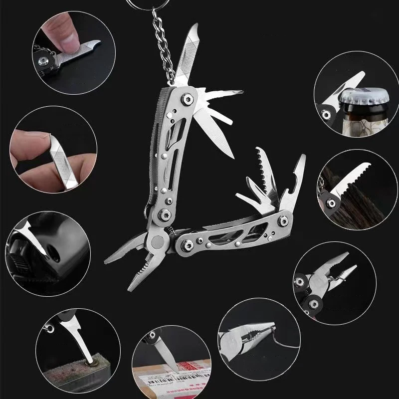 MuqiNush 12 In 1 Mini Keychain - Edc Carry Pliers 评论和价格