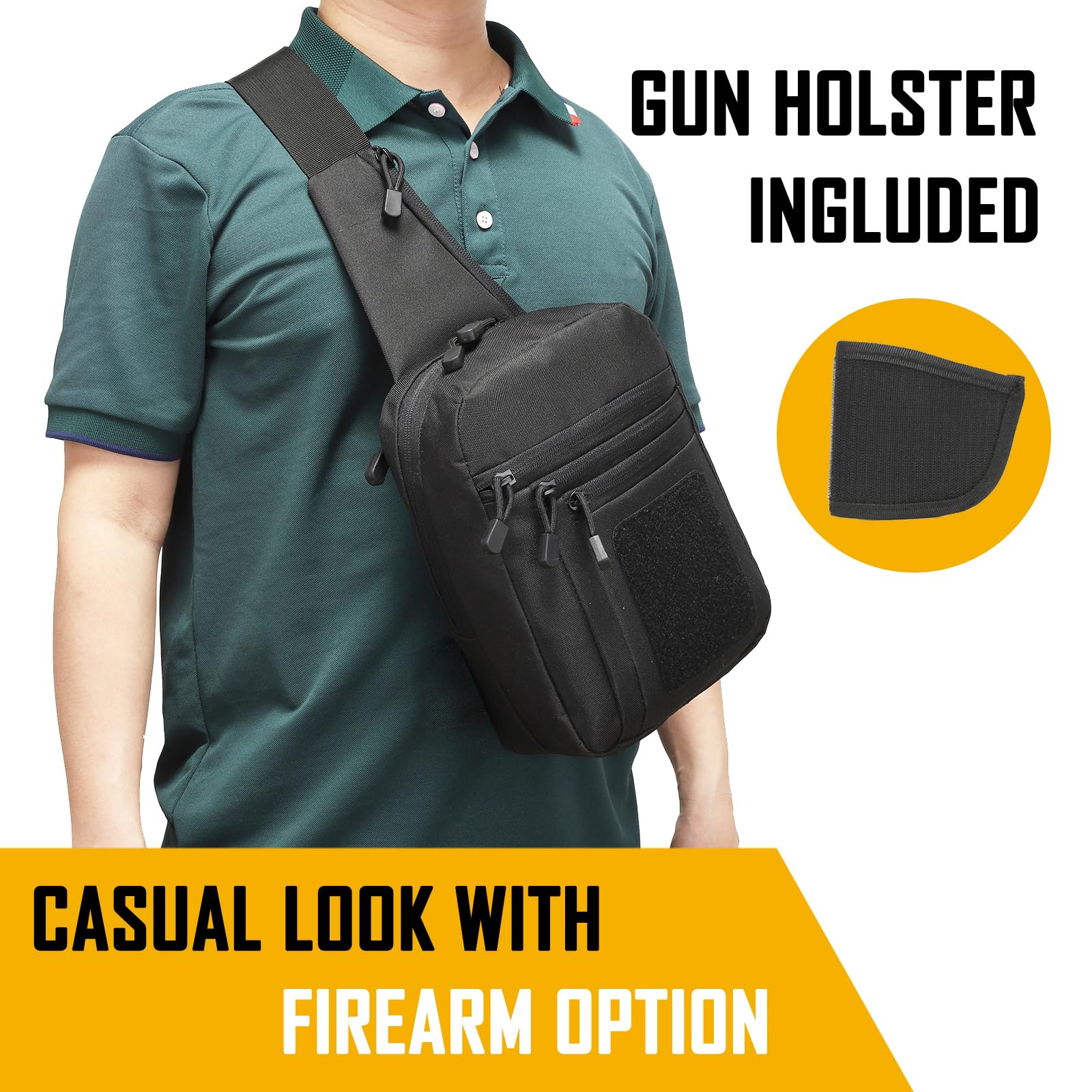 Concealed Carry Crossbody Bag  - Edc Carry Gun 评论和价格
