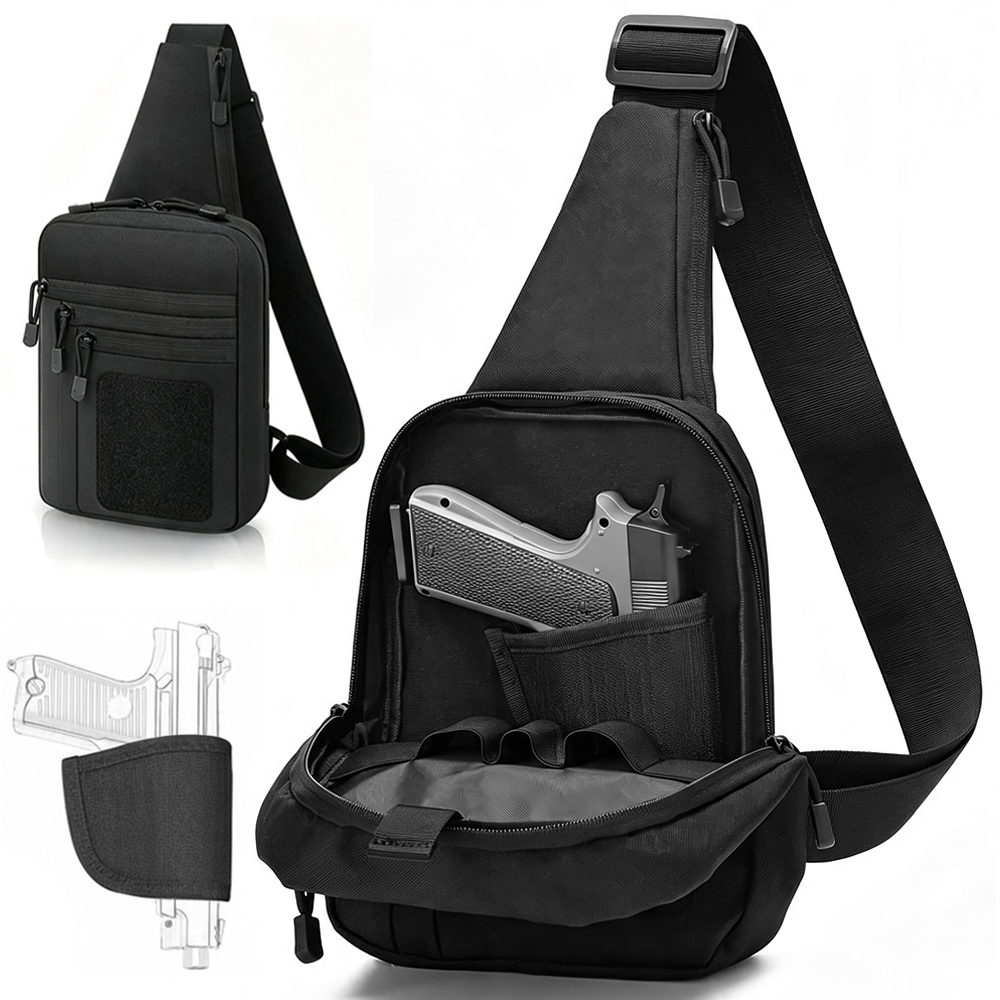 Concealed Carry Chest Gun Bag  - Edc Carry Pistols 评论和价格