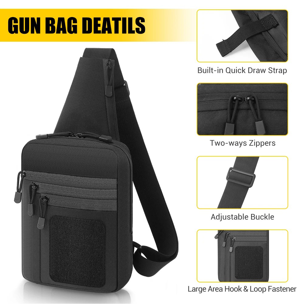 Concealed Carry Chest Gun Bag  - Edc Carry Pistols 评论和价格