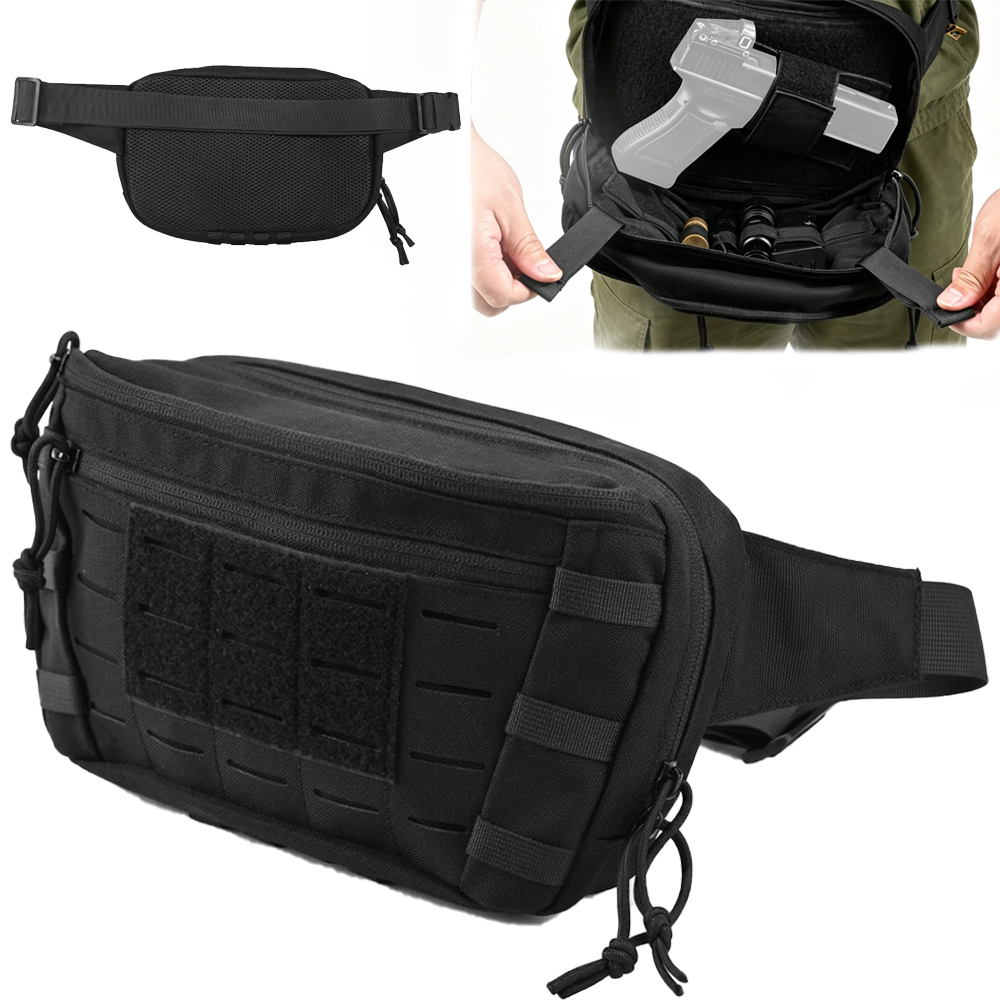 Tactical Pistol Waist Bag CCW  - Edc Carry Pistols 评论和价格