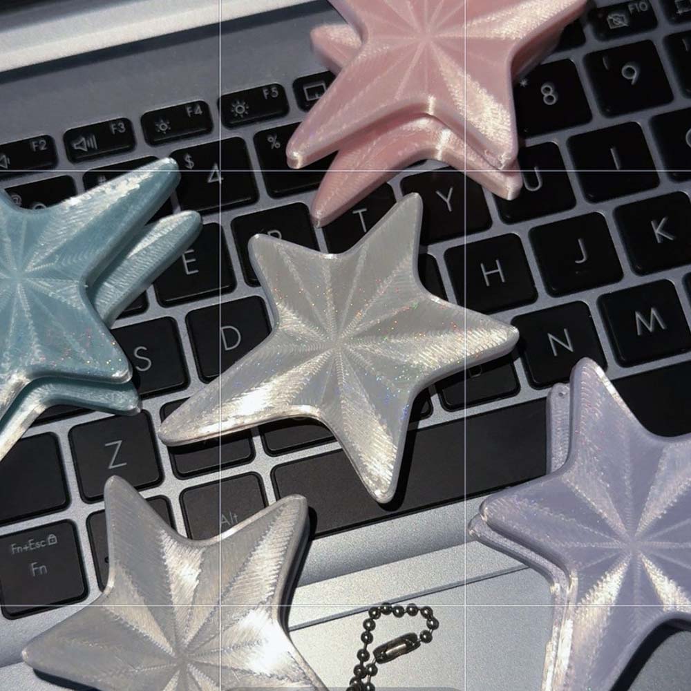 Y2K Style 3D Star Cable Holder - Cable Winder Keychain 评论和价格