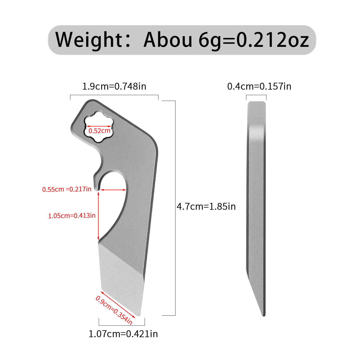 Titanium Alloy EDC Multitool P - Titanium Pry Bar 评论和价格