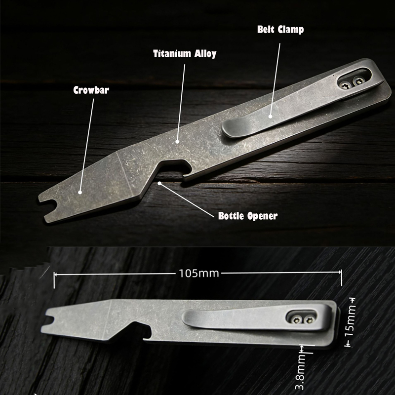 10.5CM TC4 Titanium Alloy Pry  - Titanium Pry Bar 评论和价格