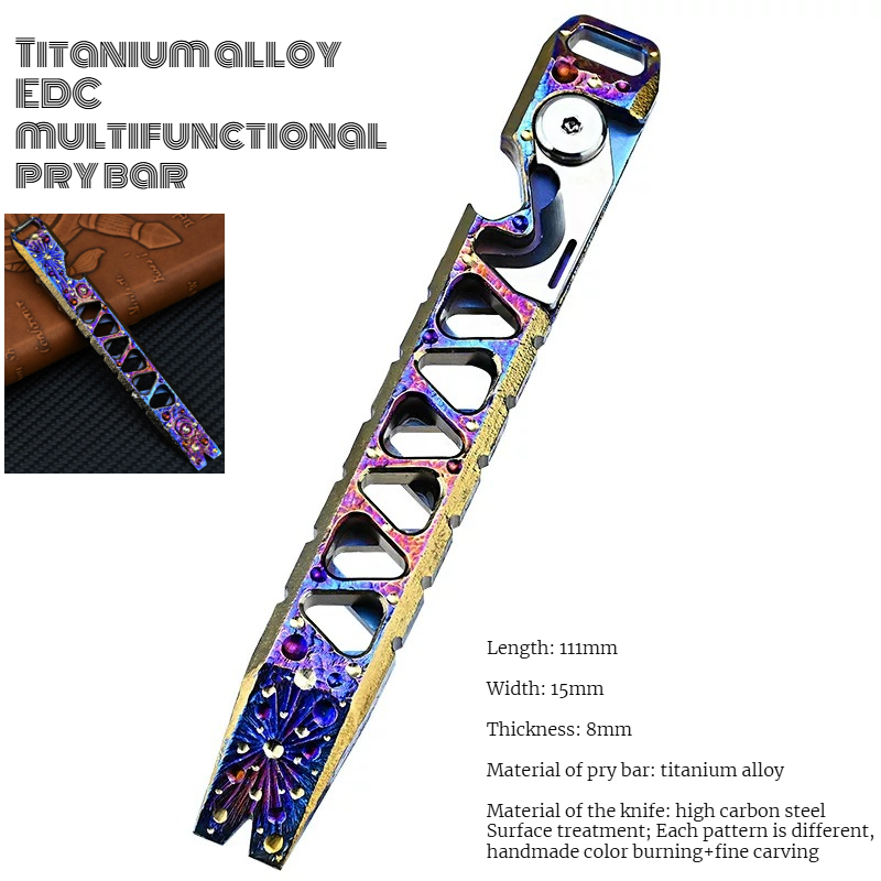 CNC Titanium Alloy Multifuncti - Titanium Pry Bar 评论和价格